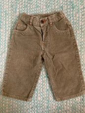 menčestráky na 6-9m zn.Mothercare