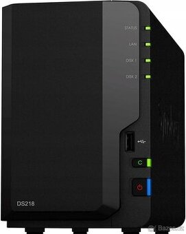 Synology DS218+ s 10GB RAM a 1TB HDD