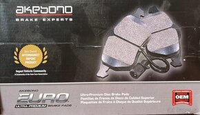 BRZDOVÉ DESTIČKY - AKEBONO (VOLVO)
