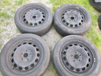 4x disk (5x112) r16, originální poklice vw