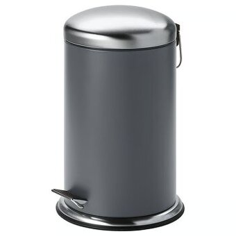 IKEA MJÖSA odpadkový koš s pedálem – tmavě šedý, 30 l