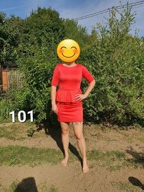 Zajímavé dámské společenské šaty Figl 101 ve více barvách