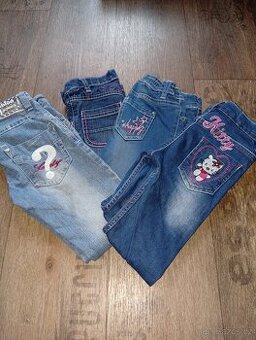Dětské dívčí džíny 116,122,128