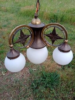 Starozitny mosazny lustr