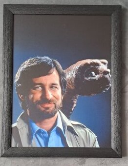 Dekorativní obraz A4/ E.T.+Spielberg