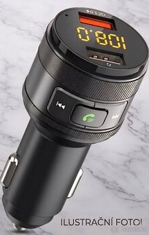 Bluetooth FM vysílač (Nepoužité)