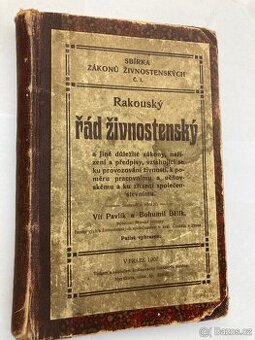 1891 - Rakouský řád živnostenský + Mladý živnostník