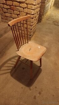 Retro židle dřevěná