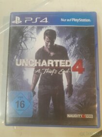 Uncharted 4  hra ps4 prodám/vyměním - 1