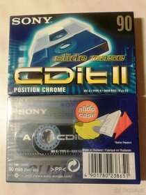 Audiokazety Sony CDitII 90