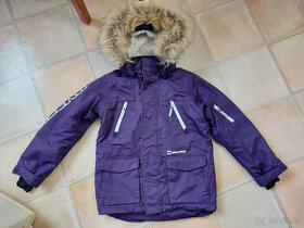 Zimní lyžařská bunda vel. 134, zn. Lindex - 1