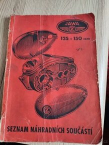 Jawa 125-150 seznam náhradních součástí