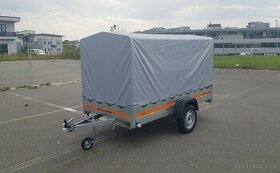 Nový přívěsný vozík 750kg s plachtou - dovoz po celé ČR - 1