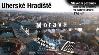 Prodej stavebního pozemku 374 m2 - Staré Město, ev.č. 00133