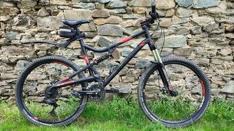 Rockrider 520S celoodpružené kotoučové brzdy