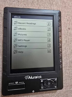 Čtečka knih Aluratek digitalní "Kindle"