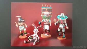 pohlednice USA, Kachina Dolls - panenky indiánů