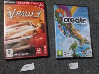 2x PC hry z 2003 (od Atari) a 2010