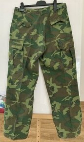 Originál kalhoty ERDL US Army Vietnam 1969 Medium Long.