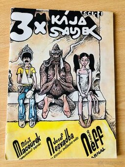 3x Kája Saudek : obrázkový seriál : sci-fi