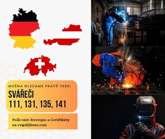 Svářeči do stabilních a dlouhodobých prací