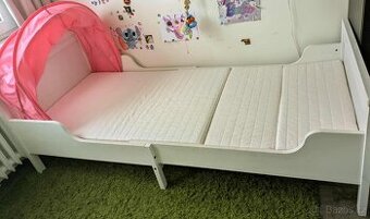 Prodám rostoucí postel Ikea Sundvik s roštem a matrací