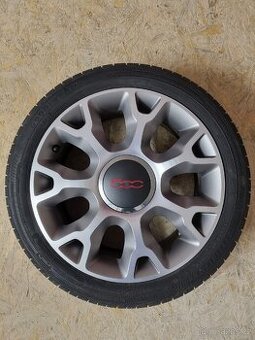 2ks originál NOVÁ alu kola 16" Fiat 500, Goodyear 195/45 R1