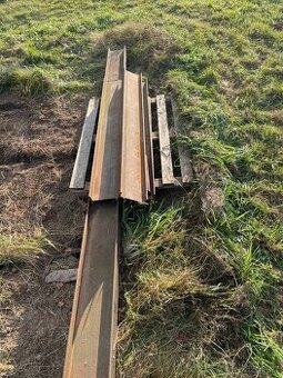 Železné I profily – různé délky, dobrý stav