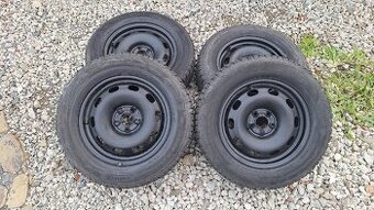 Zimní 195/65R15 na ocel. discích 5x100