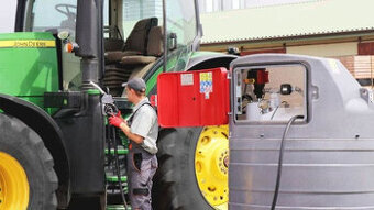 Dvouplášťová nádrž na naftu 1500 litrů