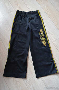 Vel.116/6-7 let Černé zlaté tepláky Hannah Montana