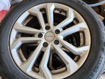 Alu kola Dezent 7J17 ET40 5x112, zimní pneu, Tiguan, Kodiaq