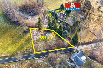 Prodej pozemku k bydlení, 800 m², Aš