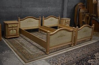 2x Postel+ 2x Noční stolek