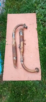 Výfuky Jawa 250/350 kompletní + kolena originál