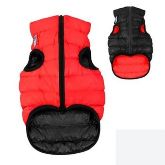 AIRY VEST bunda pro psy červená/černá S 35