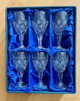 Sada broušených skleniček BOHEMIA CRYSTAL