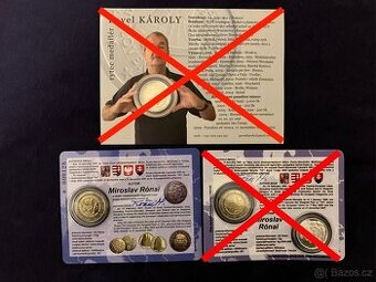 Mincové kartičky - coincards - Slovensko - autorské edície