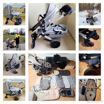 Joolz Geo 2 kočárek pro sourozence i dvojčata + doplnky