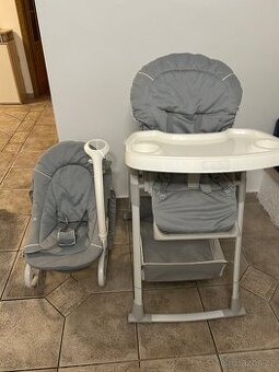 Jídelní židlička, houpatko Hauck Sit N Relax 3in1 stretch
