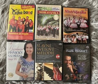 Česká muzika CD a DVD