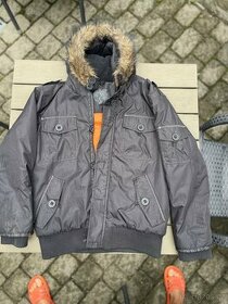 Dětská podzinmí bunda s kapucí St.Bernard