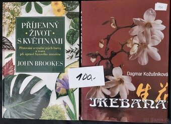 Knihy zahrada , květiny