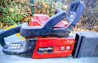 Motorová benzínová pila Homelite 40cc na náhradní díly.