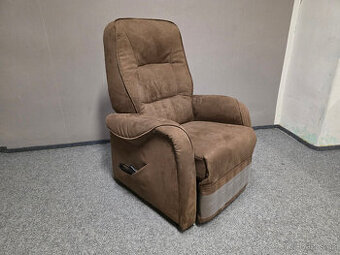 Nové značkové hnědé relax křeslo HIMOLLA KOSMOS