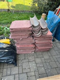 Eternit šablony červený