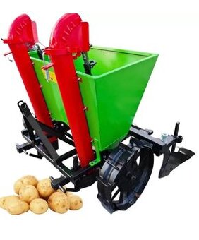 Dvouřádkový sazeč brambor za traktor