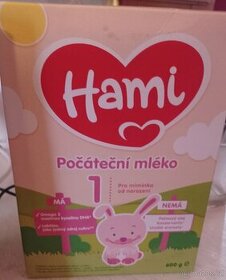 Prodám kojenecké mléko Bebelo 1. Hami 1.