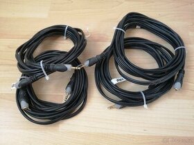 Audio kabely jack 3,5 mm stíněné