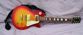 Neznačková elektrická kytara typu Les Paul - Cherry Sunburst - 1